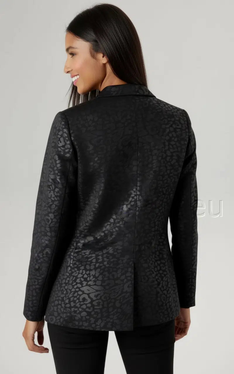 Aniston Blazer mit Futter und Animal-Print – Schicker, eleganter Anzug
