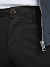 Schmal geschnittene Chino-Hose – Schwarz