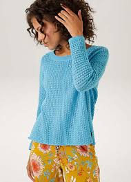 Aniston CASUAL Blaues Top