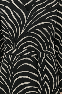 Midikleid mit Zebramuster | Stilvoll & Elegant